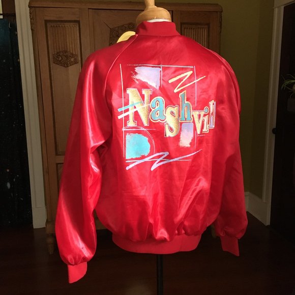 Vintage Westark Nashville satin bomber jacket - Picture 1 of 8